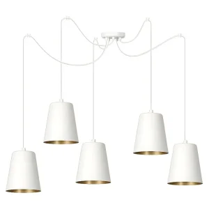 Candeeiro Suspenso Link, Branco, 70x70x200 cm, EPIKASA