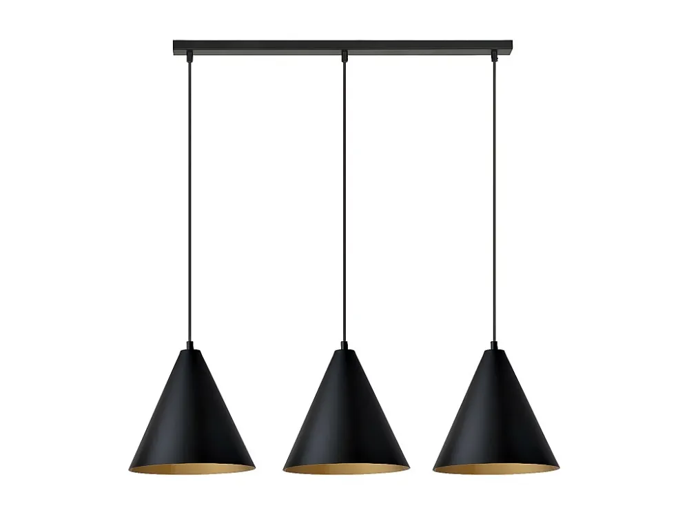 Candeeiro Suspenso Rebel, Preto, 93x100x24 cm, EPIKASA