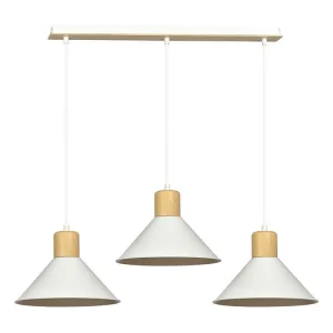 Candeeiro Suspenso Reven, Branco, 86x100x25 cm, EPIKASA