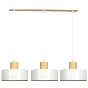 Candeeiro Suspenso Torin, Branco, 80x100x25 cm, EPIKASA
