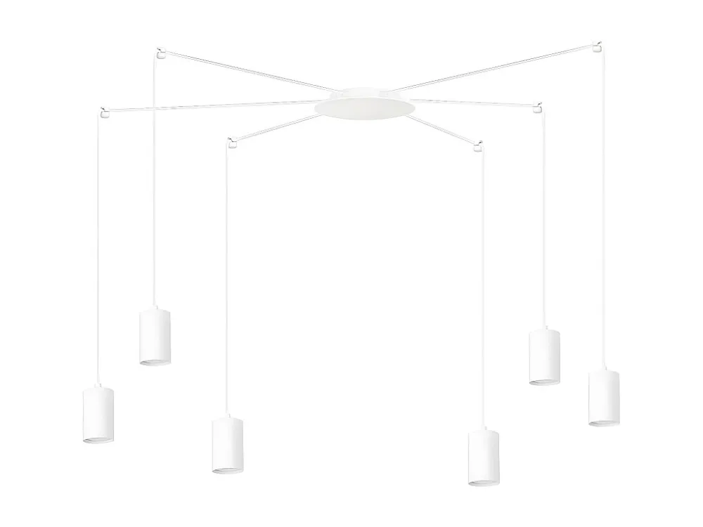 Candeeiro Suspenso Traker, Branco, 300x300x14 cm, EPIKASA