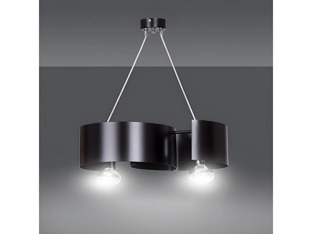 Candeeiro Suspenso Vixon, Preto, 44x100x20 cm, EPIKASA