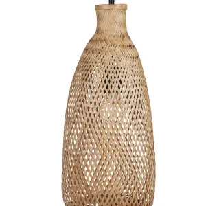Candeeiro de teto em bambu castanho óbvio LWELA
