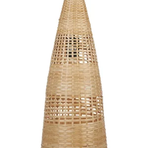 Candeeiro de teto em bambu castanho óbvio SUAM