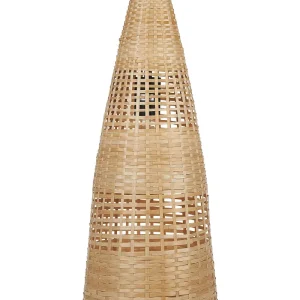 Candeeiro de teto em bambu castanho óbvio SUAM