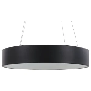 Candeeiro de teto LED em metálico preto LENYA
