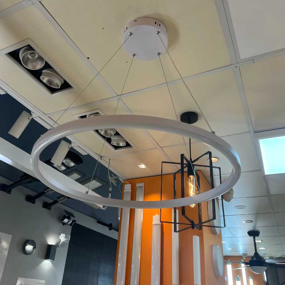 CANDEEIRO DE TETO ORBITA CCT 80W Ø1000MM 8000LM IP20 LED7