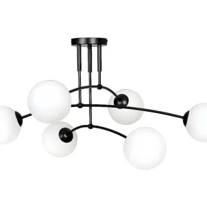 Candeeiro de Teto Pregos, Preto, 70x40x60 cm, EPIKASA