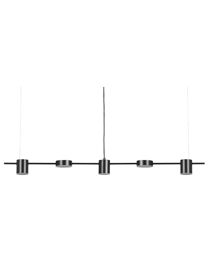 Candeeiro de teto preto com LED integrado SESTRA