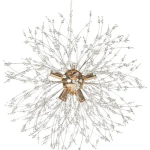 Crystal Pendant Lamp Ouro TOROLA