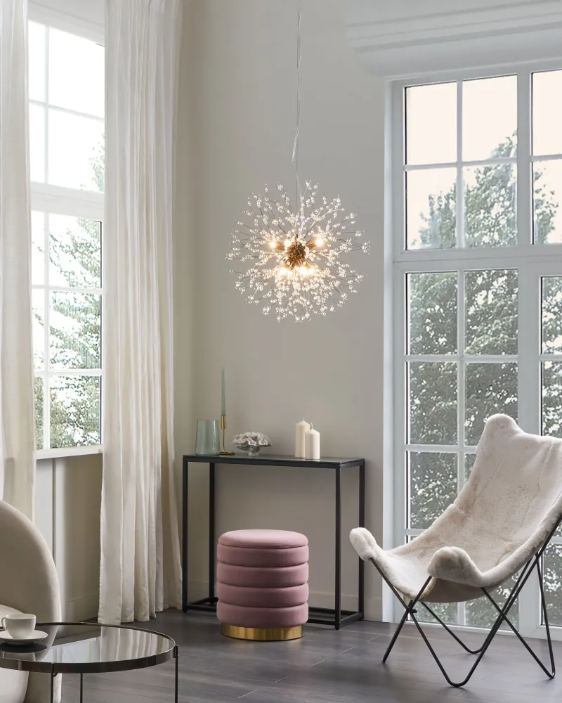 Crystal Pendant Lamp Ouro TOROLA