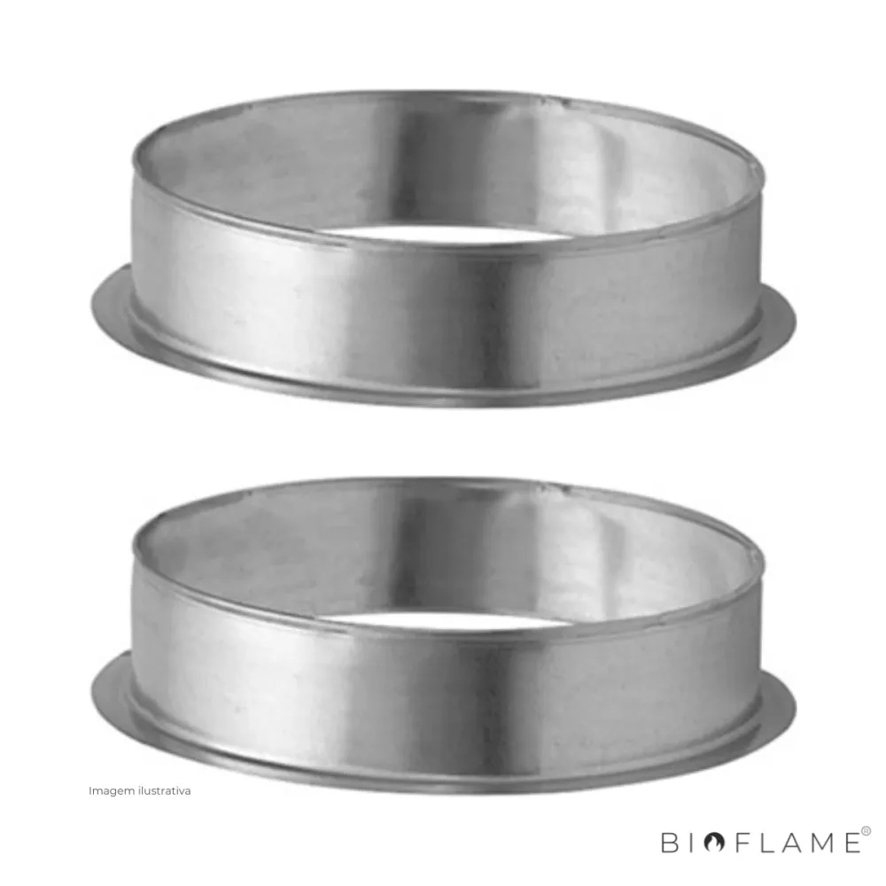 KIT SAÍDA DE AR FEBRIL - 2 GOLAS DE Ø 100MM FOGO MONTANHA