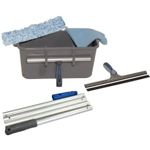 LEWI Kit perfeito de Limpeza de Vidros com Cabo Extensível