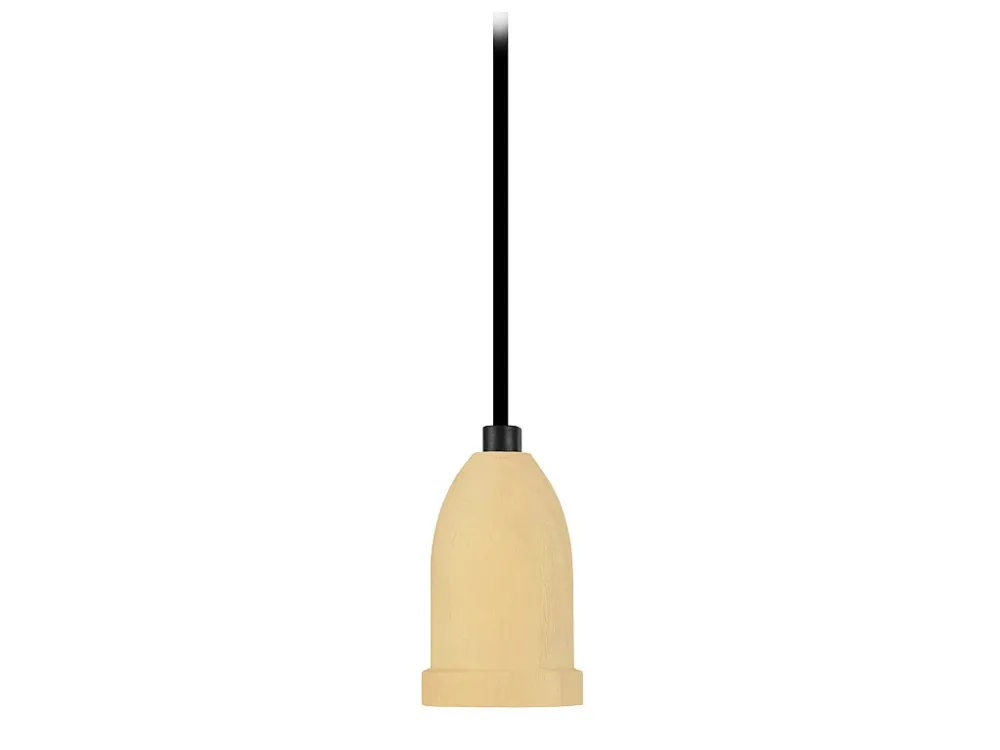 Pendel TOSEL PENDEL LI madeira cilindro amarelo D6 x H80 cm