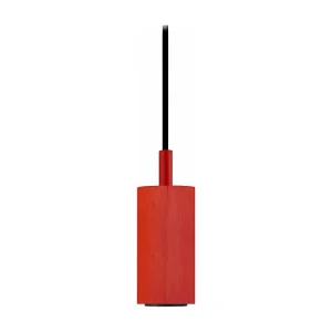 Pendel TOSEL PENDEL XIU madeira cilindro vermelho D5 x H80 cm