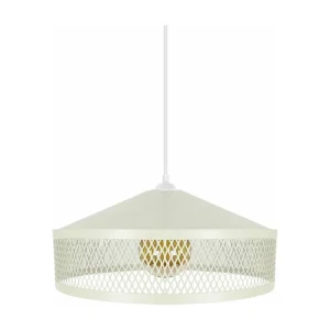 Suspensão TOSEL ADONIS metálico cúpula Verde D33 x H70 cm