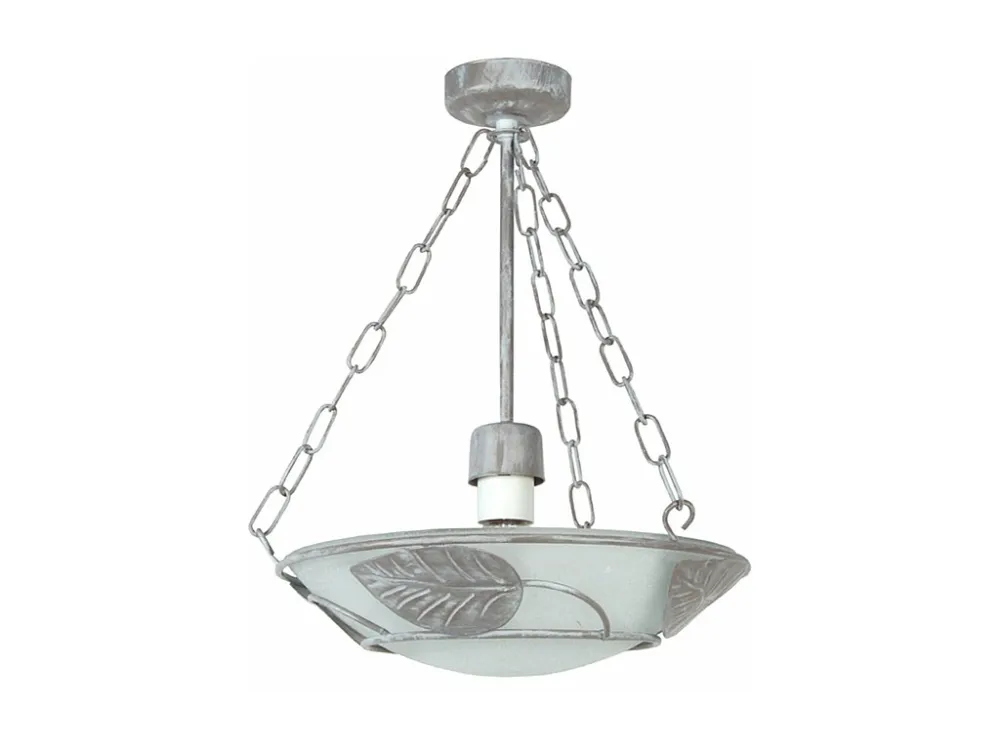 Suspensão TOSEL EGLANTINE metálico cúpula amarelo D30 x H110 cm