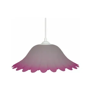 Suspensão TOSEL EGLANTINE metálico cúpula Verde D30 x H110 cm