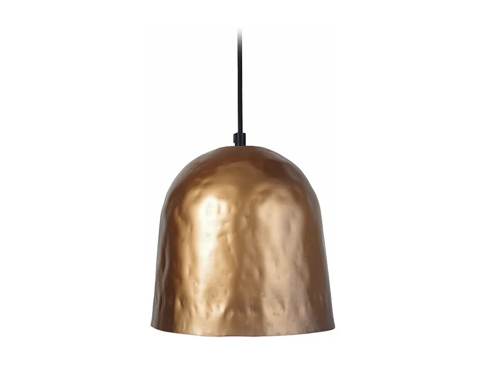 Suspensão TOSEL ELIOT vidro cúpula cetim D20 x H70 cm