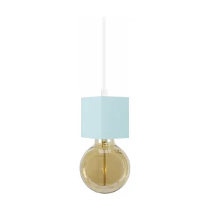 Suspensão TOSEL LIAN metálico cúpula Verde D33 x H70 cm