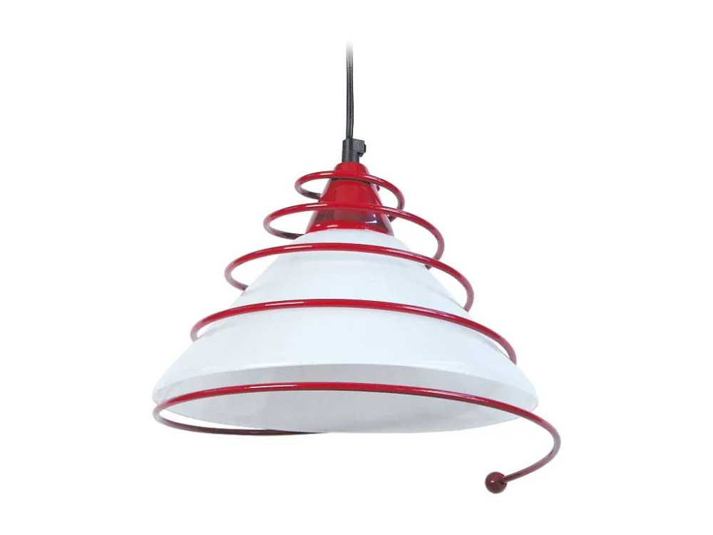 Suspensão TOSEL SPIRALITO metálico bar bronze D80 x H80 cm
