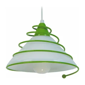 Suspensão TOSEL SPIRALITO metálico bar castanho D80 x H80 cm