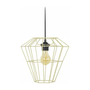Suspensão TOSEL TRIBERG cerâmica cônico branco D16,5 x H75 cm