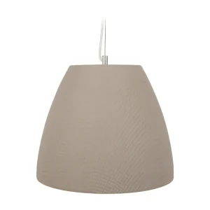 Suspensão TOSEL TROFA metálico cúpula azul acinzentado D32 x H75 cm
