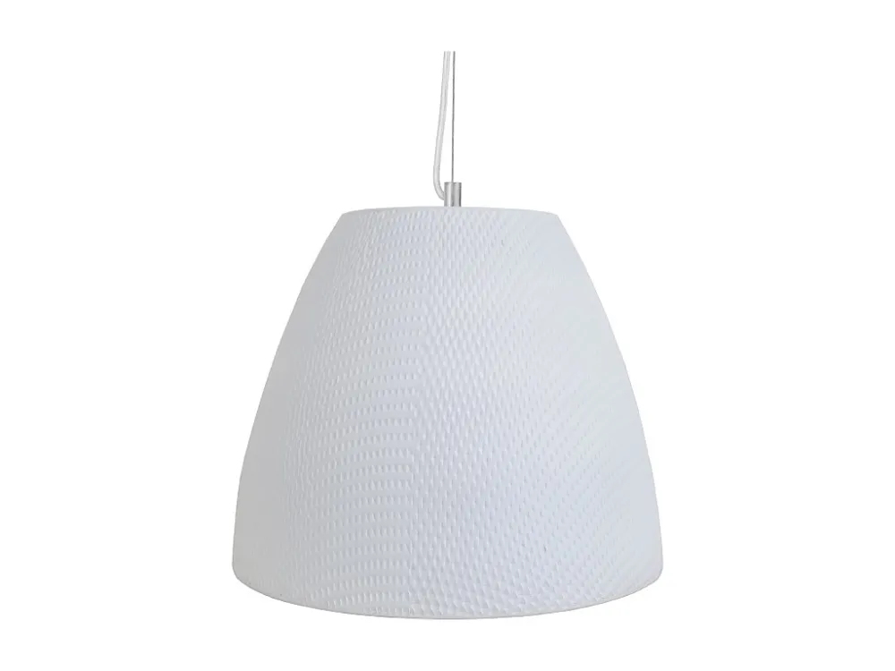Suspensão TOSEL TROFA metálico cúpula azul D32 x H75 cm