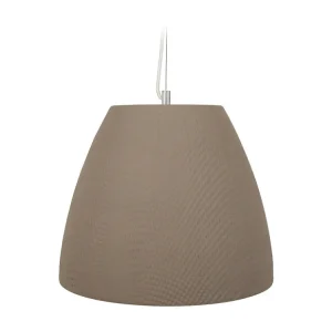 Suspensão TOSEL TROFA metálico cúpula carmim D32 x H75 cm