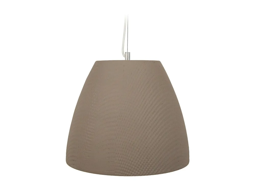 Suspensão TOSEL TROFA metálico cúpula carmim D32 x H75 cm