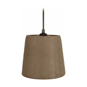 Suspensão TOSEL TROFA metálico cúpula preto D32 x H75 cm