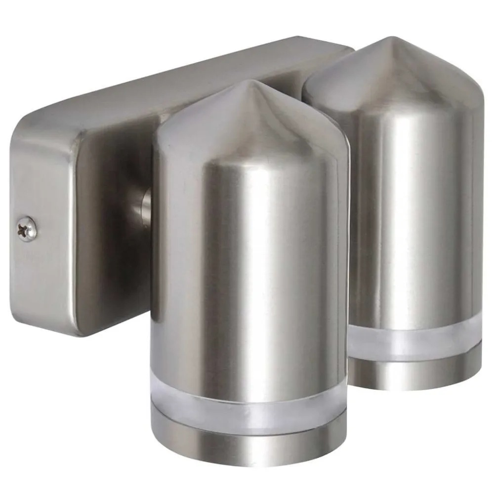 41103 Candeeiro LED de parede Down com forma cónica ço inoxidável