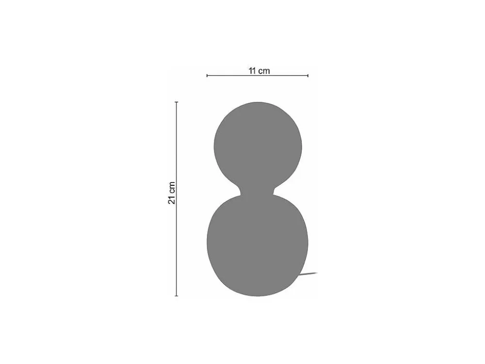 Abajur TOSEL BOIS CONE LT2 lâmpada decorativa cônico Verde D11 x H18,5 cm