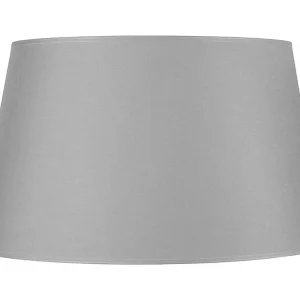 Abajur TOSEL SYMPHONIE tecido cônico fumaç D30 x H50 cm