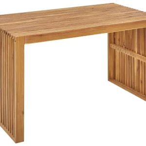Acacia Garden Dining Table 120 x 70 cm Light Wood BELLANO