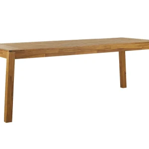 Acacia Garden Dining Table 210 x 90 cm Light Wood LIVORNO