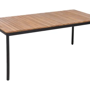 Acacia Wood Garden Dining Table 180 x 90 cm Light VALLESE