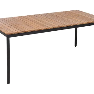 Acacia Wood Garden Dining Table 180 x 90 cm Light VALLESE