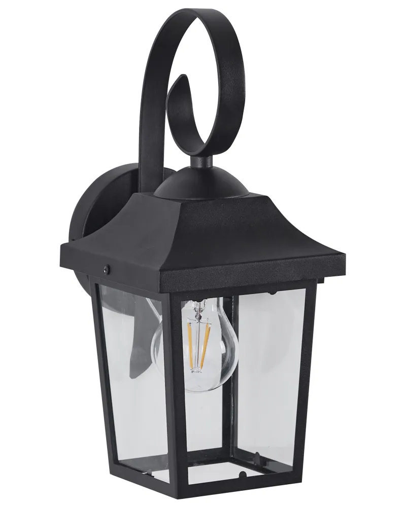Alta Luminosidade Candeeiro de parede preto 33 cm TANGON
