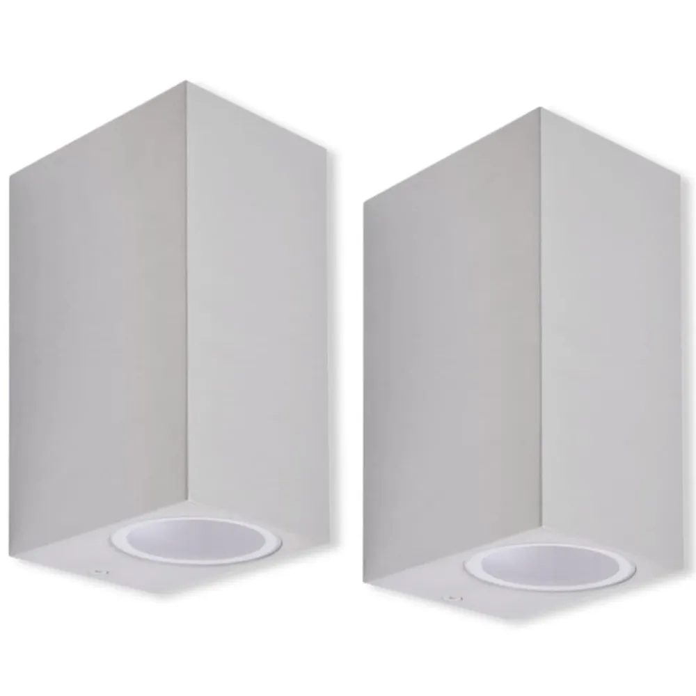 Alta Luminosidade Candeeiros exteriores com iluminação ímpar e inferior 2 pcs
