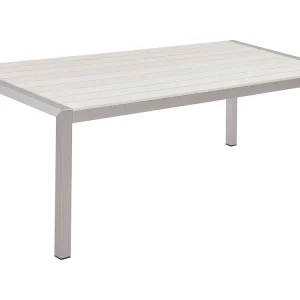 Aluminium Garden Table 180 x 90 cm Neve VERNIO