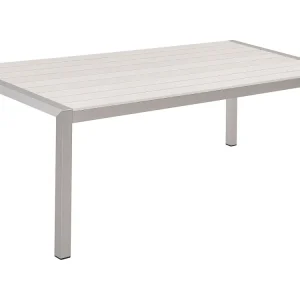 Aluminium Garden Table 180 x 90 cm Neve VERNIO