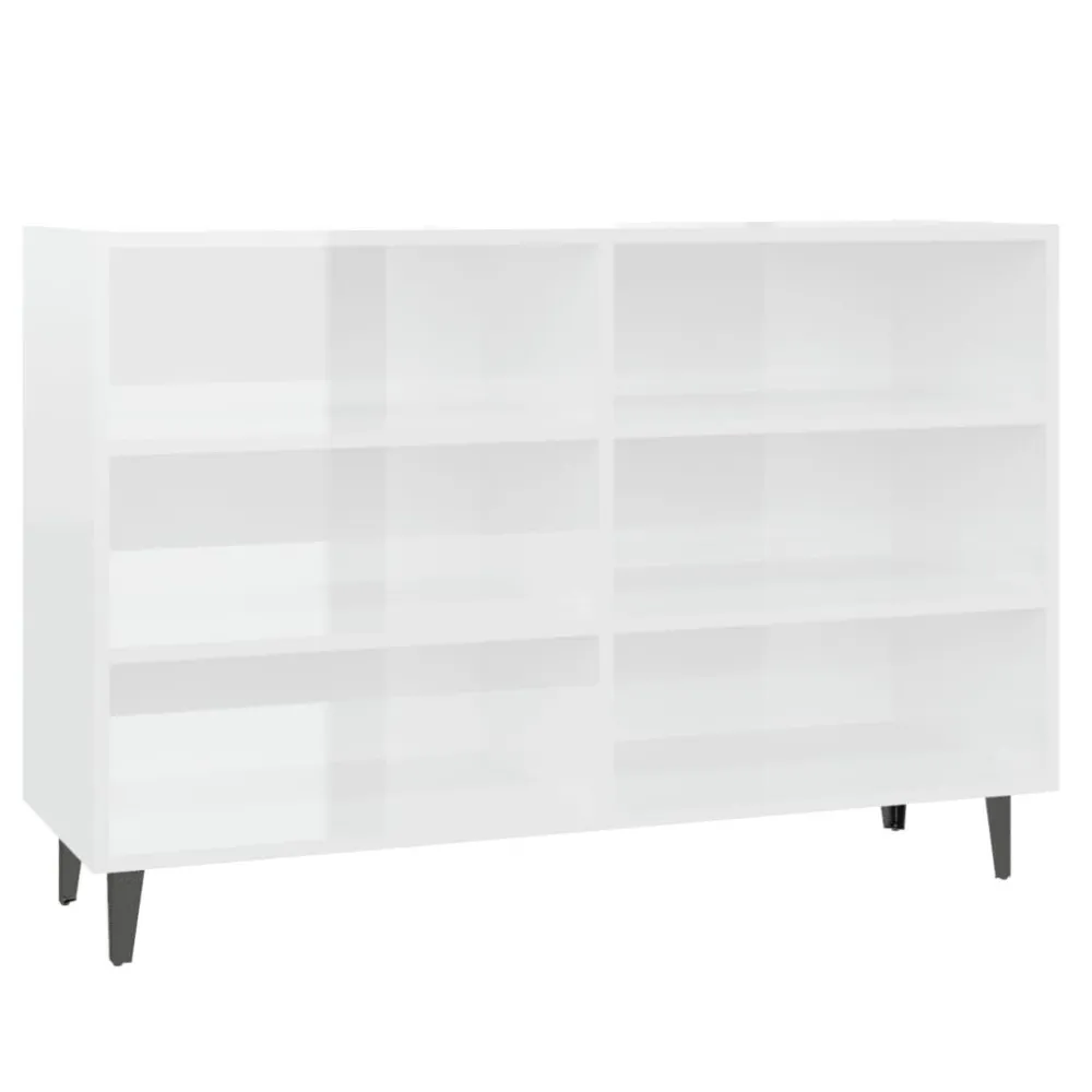 Aparador 103,5x35x70 cm derivados de madeira branco radiante Cor Branca Fria 6000K