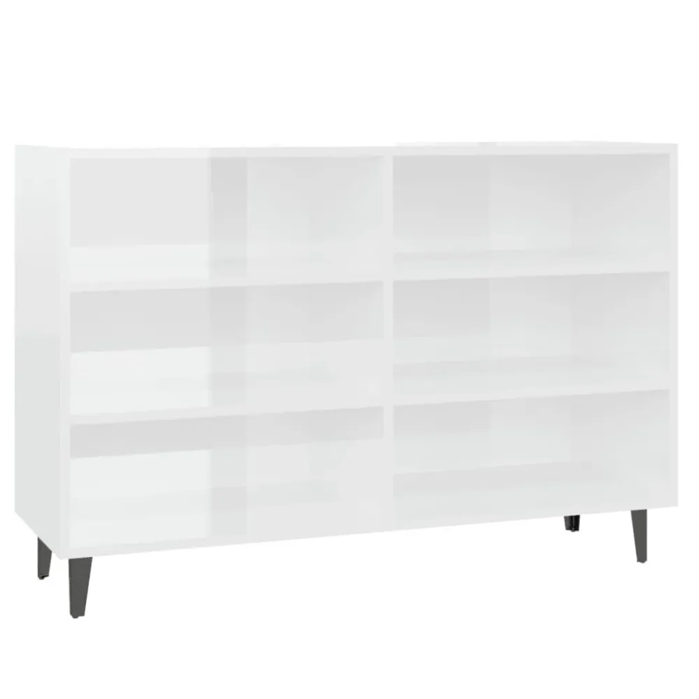 Aparador 103,5x35x70 cm derivados de madeira branco radiante Cor Branca Fria 6000K
