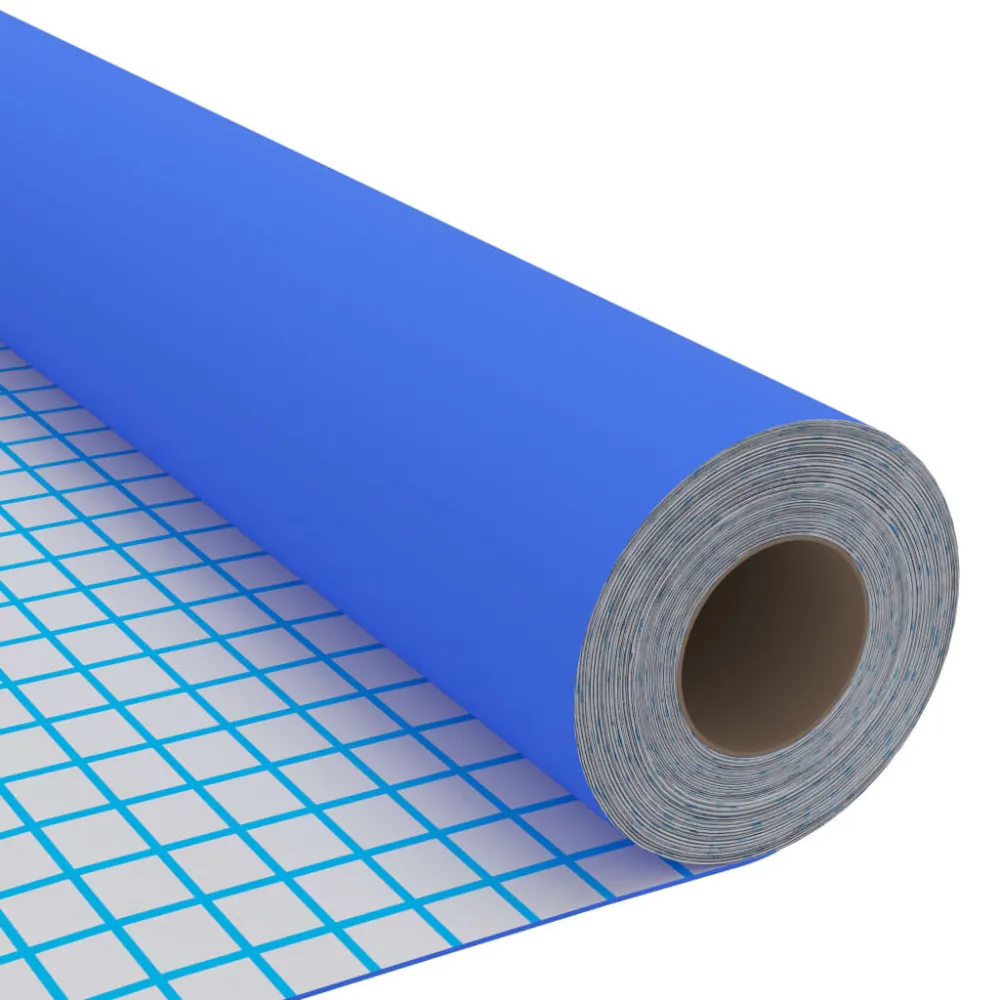 Autocolante para móveis 500x90 cm PVC azul cintilante