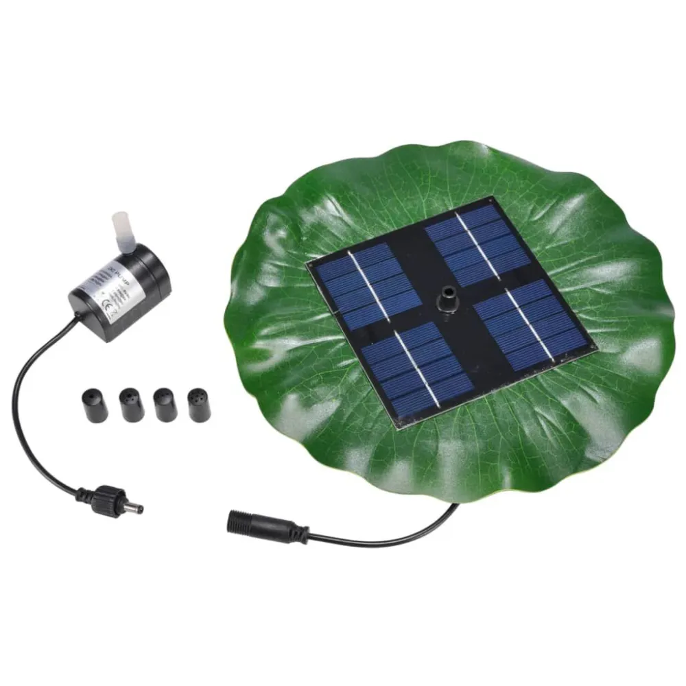 HI Bomba de fonte flutuante solar folha de lótus