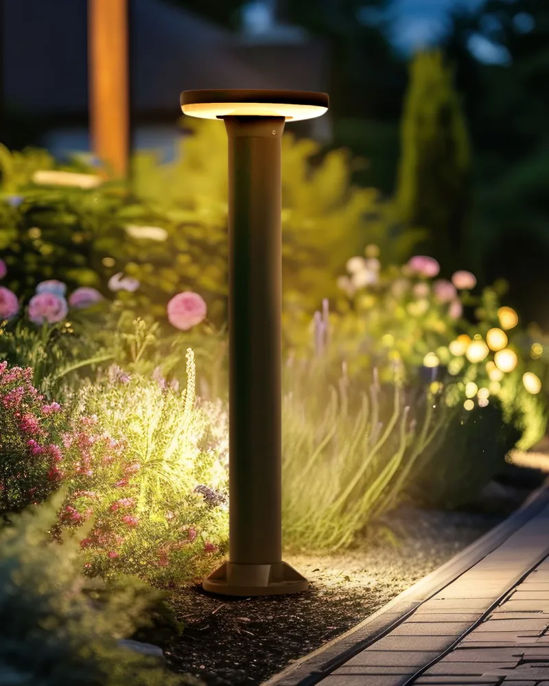 Candeeiro de jardim bollard LED preto 60 cm TARKIO com Grau de Proteção IP67