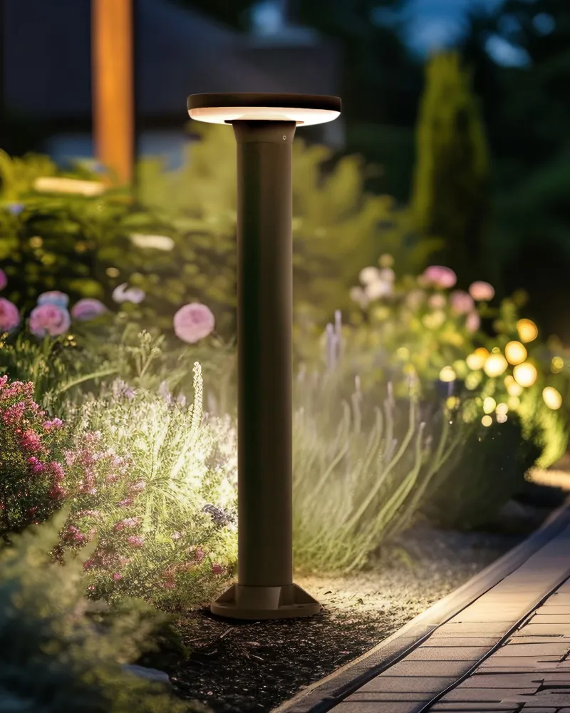 Candeeiro de jardim bollard LED preto 60 cm TARKIO com Grau de Proteção IP67