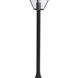 Candeeiro de jardim Bollard preto 94 cm GOSABA para Fachada